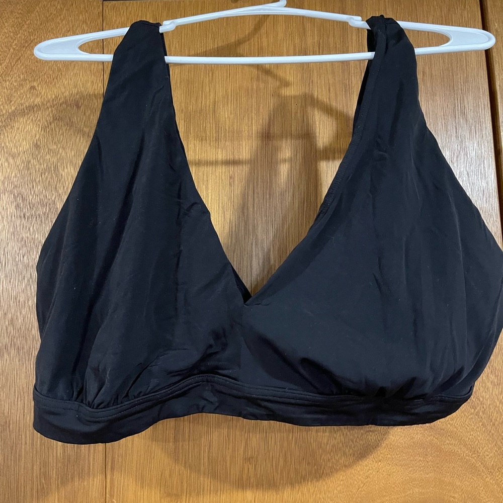 Soft-Knit V-Neck Bralette